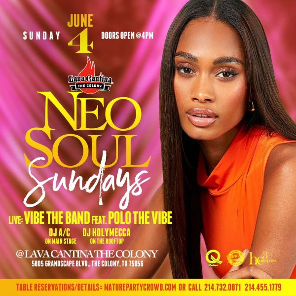 NEO SOUL SUNDAYS feat VIBE THE BAND feat POLO Lava Cantina Event
